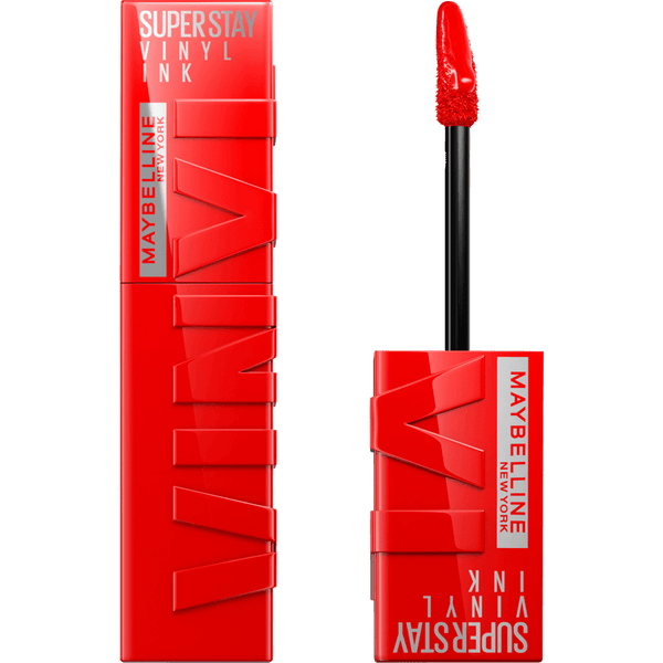 Maybelline New York Lip SuperStay Vinyl Ink, 25 Red Hot