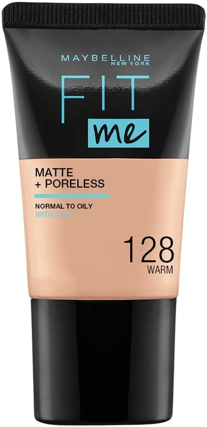 Maybelline Fit Me Matte & Poreless Liquid Foundation - Warm Nude 128