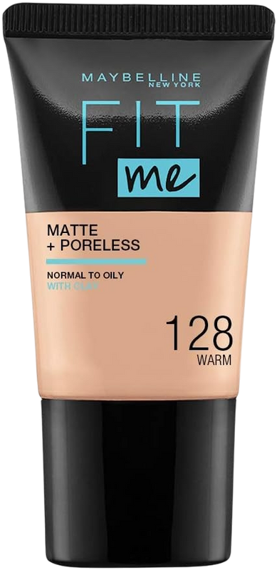 Maybelline Fit Me Matte & Poreless Liquid Foundation - Warm Nude 128