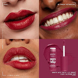 NYX Professional Makeup Liquid Lipstick, Matte Lip Cream, Ultra-Vibrant Shades, With Shea & Cocoa Butter, Smooth Whip, Shade: Fuzzy Slippers