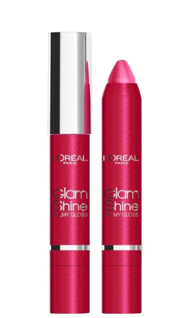 L'Oreal Glam Shine Balmy Gloss - 909 Mad For Pomegranate