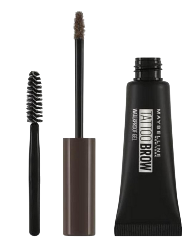 Maybelline Eyebrow, Tattoo Brow Longlasting Waterproof Eyebrow Gel 07 Black Brown
