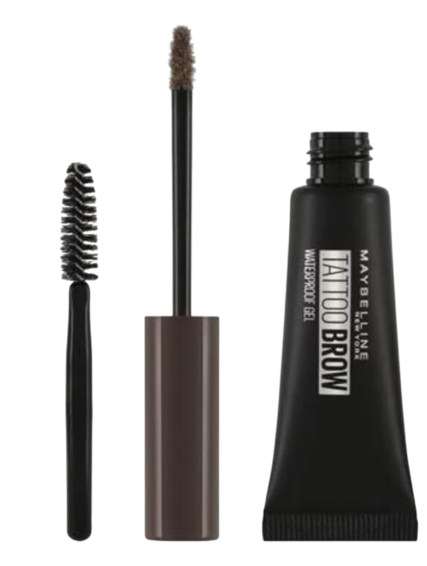 Maybelline Eyebrow, Tattoo Brow Longlasting Waterproof Eyebrow Gel 07 Black Brown