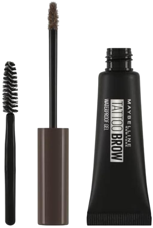 Maybelline New York  Eyebrow, Tattoo Brow Longlasting Waterproof Eyebrow Gel 07 Black/Brown
