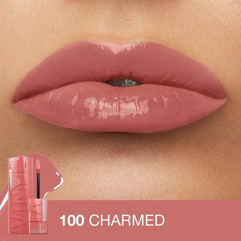 Maybelline New York Super Stay Vinyl Ink Liquid Lip Colour, Shade: 100 Charmed