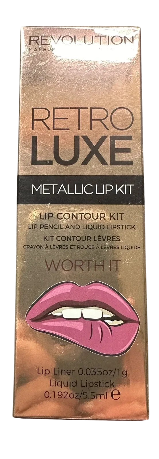 Revolution Worth It Retro Luxe Metallic Lip Kit