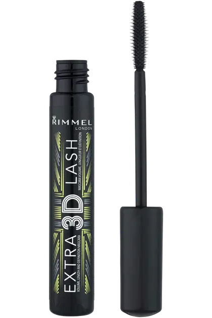 Rimmel Extra 3D Lash Volumising Mascara, Black 8 ml