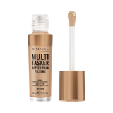 Rimmel Multi Tasker Better Than Filters, 3 in 1 Face Primer, Glow Booster and Highlighter, Flawless Finish, Infused with Vitamin C and E, Maxi Soft Applicator, Vegan, 30ml