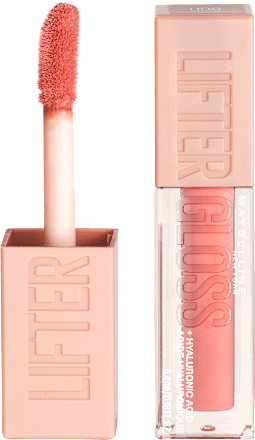 Maybelline Lifter Gloss, Hydrating Lip Gloss with Hyaluronic Acid Shade: 006 Reef (Coral)